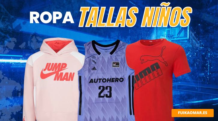tienda de baloncesto - ropa basket talla niños
